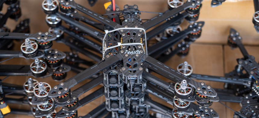 Custom-built FPV drone frames